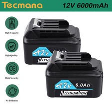 2X 12V 6.0Ah Li-ion Akku für