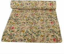 Vintage Paradise Kantha Tagesdecke Indische Handarbeit Quilt Überwurf...