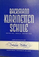 Klarinetten Schule-1.Teil-Opus 63-Jubiläumsausgabe-ED 502D -C. Baermann-Nr. 8274