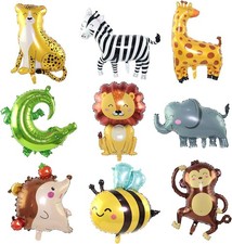 Jungle Wildlife Balloons 9er