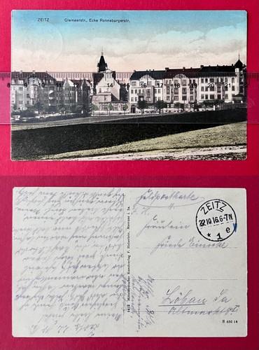 Zeitz 1916 gleinaerstrasse - zeitz,