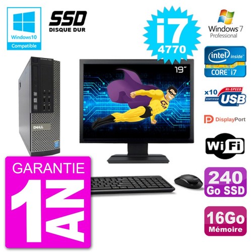 Dell 7020 sff bildschirm 19 - pc,