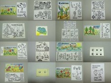 STECKPUZZLE: Versch. Beipackzettel BPZ & Aufkleber AKF D 1985-92 zur Auswahl