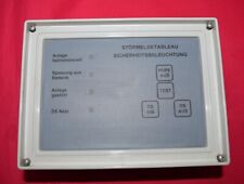  Störmeldeanzeige Störmeldetableau  Sicherheitsbeleuchtung 