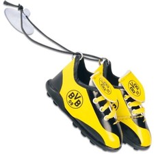 BVB Autoschuhe Borussia Dortmund Fussballschuhe Autoanhänger Saugnapf Fanartikel