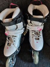 POWERSLIDE Inline Skates 4-teilig Gr 38 Knie Ellbogen Handschoner Neuwertig