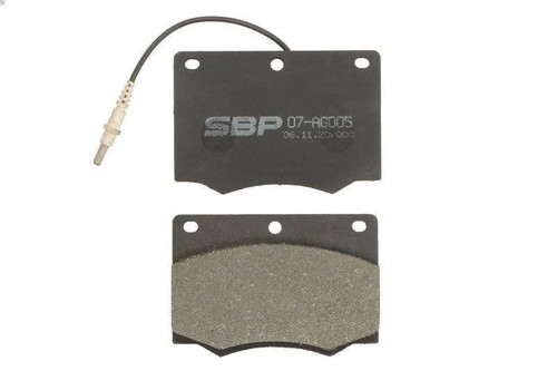 Brake pad set disc - pad, sbp