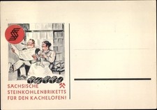 Ak Sächsische Steinkohlenbriketts für den Kachelofen - 10408158
