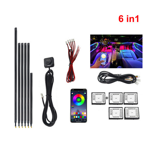 6in1 auto rgb led symphony - auto,