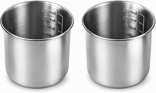 Messbecher edelstahl 250ml - messbecher,