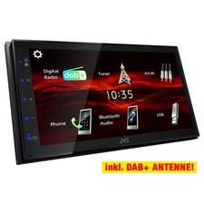 JVC 2-DIN KW-M180DBT Auto Radioset für OPEL Agila/Meriva A/Tigra