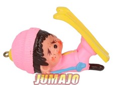 FIGZ58 Figurine PVC SEKIGUCHI 1979 Monchhichi Kiki 6.5cm : Ski