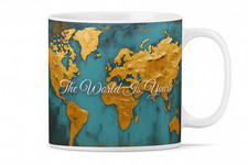 Weltkarte Tasse Geschenk
