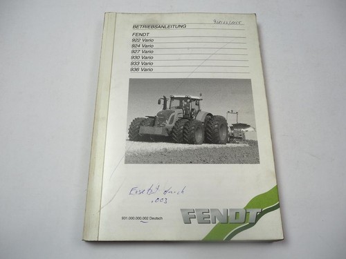 Fendt 922 924 - 927, 936