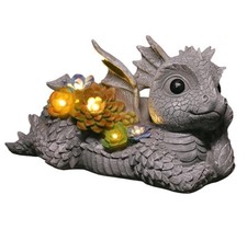 Solar Drache Gartenfigur