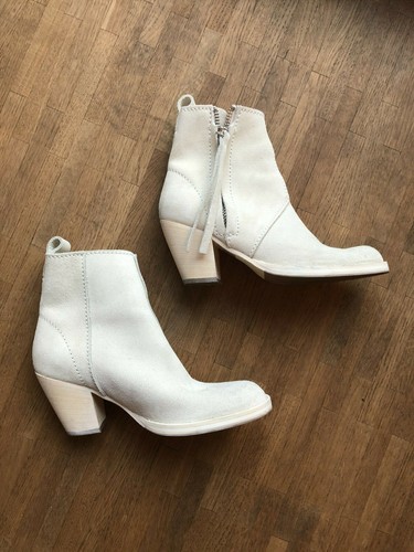 Acne pistol boots weiß - acne, boots,
