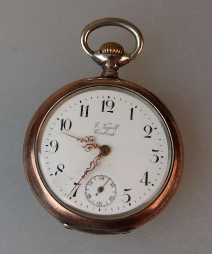 Herrentaschenuhr vogell - e.,