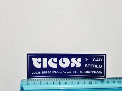Aufkleber vicos car stereo - aufkleber,