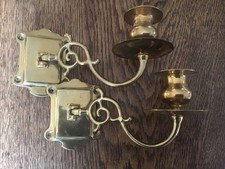 Klavierleuchter Messing Leuchter Kerzen Wandleuchter