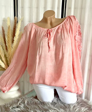 NEU ITALY  BLUSE Tunika Häkel
