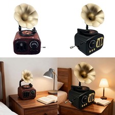 Phonograph Musikbox Sammlerstück Grammophon Musikspieluhr Schallplatten Spieler