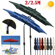 2m/2.5M Sonnenschirm Alu Mast