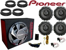 Pioneer für VW Golf 7 ab2012 Lautsprecher Aktiv Subwoofer Set Vorn Hinten 1800W 