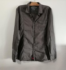 Edc Brand Hemd grau Baumwolle tailliert Gr.42 (4505064)