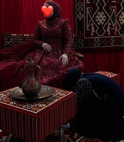 Festliche burgunderrote henna - festliche,