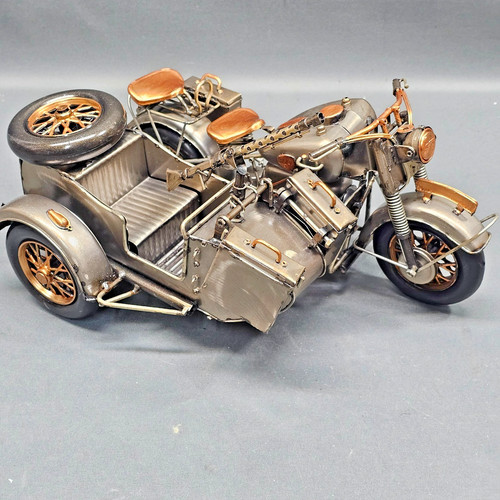Blechmodell militär motorrad - ,