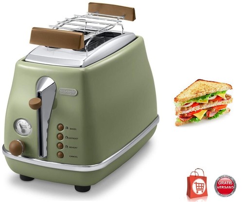 Delonghi scheiben toaster - delonghi, 2-scheiben