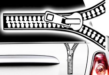 1x Reißverschluss Monster