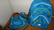 DEUTER SCHULRUCKSACK MIT SPORTTASCHE