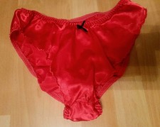 Sexy Satin Slip rot, Gr. M