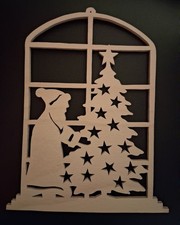 Weihnachtliches Fensterbild