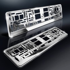 Kennzeichenhalter chrom - 2,