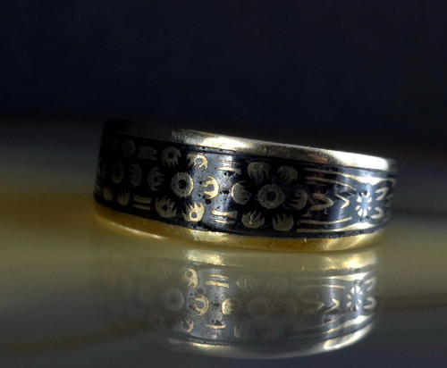 Ring silber 875 geschwärzt - silber,