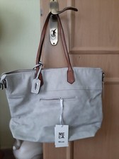 Shopper, Kunstleder, grau, wie