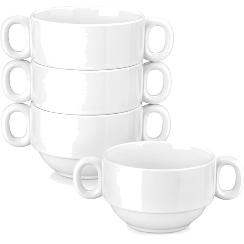 Suppentassen set teilig - suppentassen, 4-teilig
