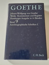Johann Wolfgang von Goethe Hamburger Ausgabe Band 9. Dichtung und Wahrheit
