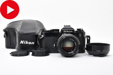 Reservierte Nikon FE analoge Spiegelreflexkamera schwarz 35 mm Ai 50 mm...