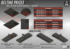 Förderband, Gummi flach und Chevron auf Lager Lieferung am nächsten Tag