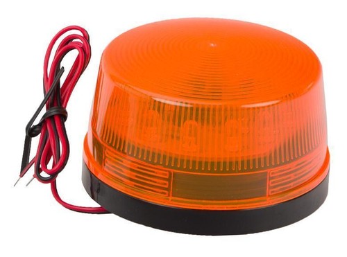 24v led blitzlicht - led, orange