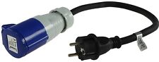 Wohnwagen 230V Adapter Stecker auf CEE Kupplung f. Camping Boot H07RN-F 3x2,5mm²