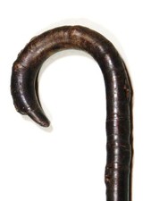 SPAZIERSTOCK SCHÄFER STOCK  GEHSTOCK um 1900 VINTAGE WALKING STICK CANE (ABP)