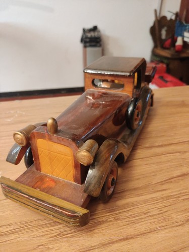 Holz oldtimer deko 30cm lamg - oldtimer,
