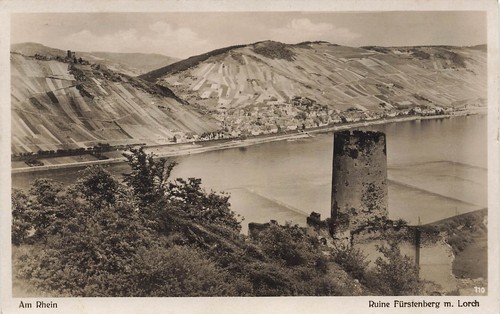 Lorch rhein ruine - rhein,