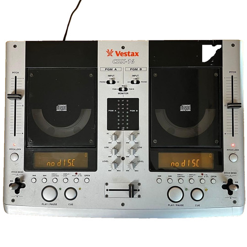 Vestax cdx dual player - vestax,