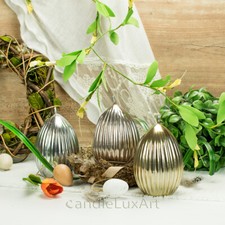 geriffelte Eierkerzen glanz