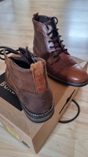 Bullboxer Herrenschuhe Schnürstiefel Braun NEU
